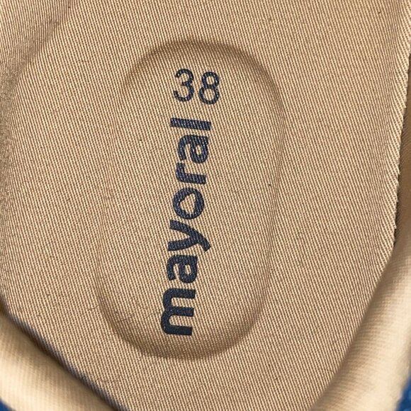 Mayoral Women's  Blue And Black Lace-Up Sneakers Sz 38 - Picture 11 of 12